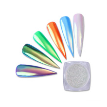 Hot Sale Aurora Pigment Mermaid Effect Neon Nail Powder